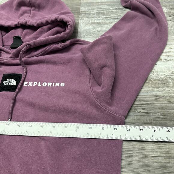 The‎ North Face Never Stop Exploring Purple Mens S Pullover Hoodie Sweatshirt - Picture 8 of 11